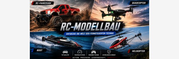 Carrera RC Fahrzeuge - Quadrocopter - Boot - Helicopter