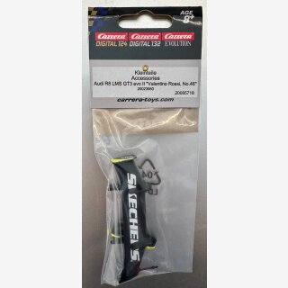 Carrera Digital124 Heckspoiler/Kleinteile Audi R8 LMS GT3 evo II "Valentino Rossi, No.46"