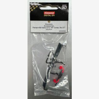 Carrera Digital124 Heckspoiler/Kleinteile Ferrari 458 Italia GT3 "AF Corse, No.51" (85564)