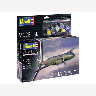 Revell Modellbausatz Model Set Ki-21-la "Sally" mit Basiszubehör