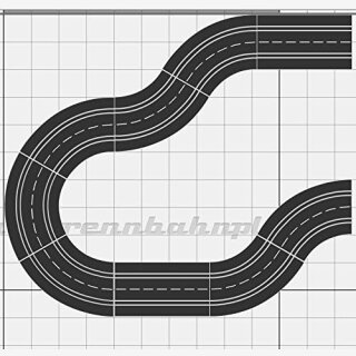 Carrera 7 Kurven 1/60 + 2 Gerade Digital124 Digital132 - Evolution - Exclusiv - Pro-X